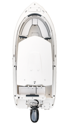 Overhead view of the  Robalo 222 Explorer  